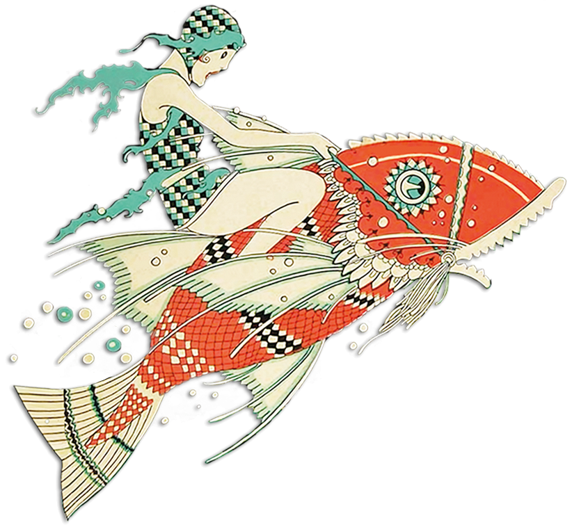 Sirena su pesce, immagine simbolo di C/ART